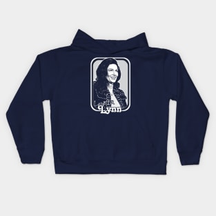 Loretta Lynn // Retro Style Country Music Fan Art Design Kids Hoodie